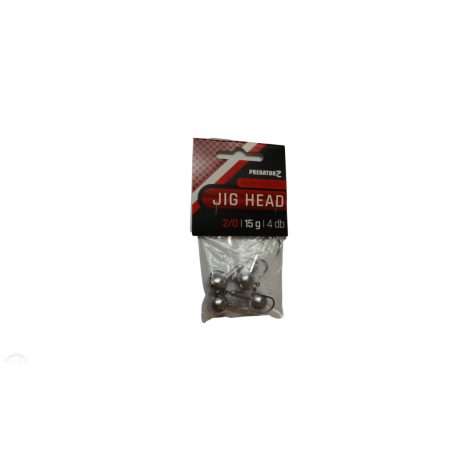 PZ Jig fej 2/0, 2/0, 15 g, 4 db