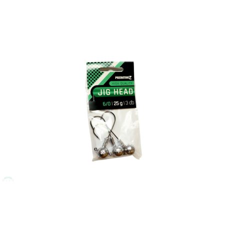 PZ Jig fej 6/0, 6/0, 15 g, 3 db