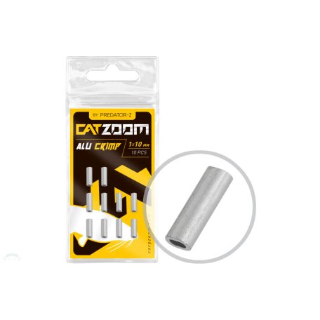 Catzoom krimpelő hüvely, o1x10 mm, 10 db