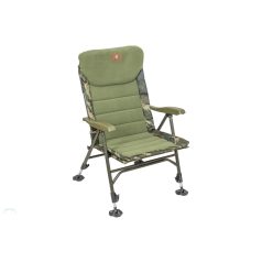   CZ Recliner Komfort horgászfotel, 56x46x42/98 cm, Camou/Fleece