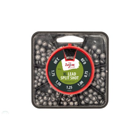 CZ XL sörétólom készlet 7 fakkos, 0,5 / 0,75 / 1 / 1,25 / 1,50 / 1,75 / 2 g