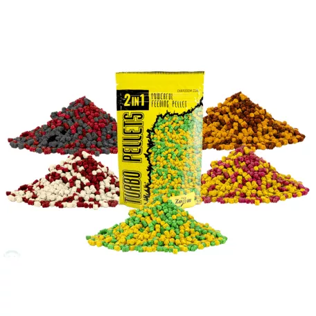 CZ 2in1 Turbo gyors oldódású pellet, 3 mm, csoki, narancs, 500 g