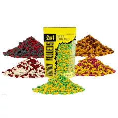   CZ 2in1 Turbo gyors oldódású pellet, 3 mm, fűszeres, fokhagyma, 500 g