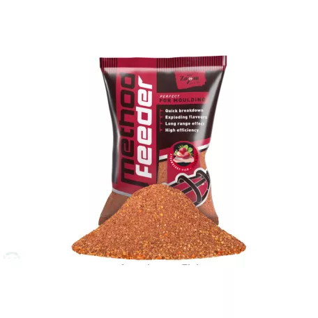 CZ Method Feeder etetőanyag, eper, halas, 1 kg