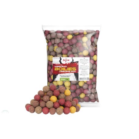 CZ Weekend Boilies Feeding Mix etető bojli, 20 mm, Vegyes íz, 5 kg