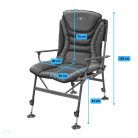 CZ Massive Armchair horgászfotel, 54x58x52/120 cm
