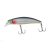 PZ Curve Minnow wobbler, 6 cm, 7,1 g, fekete, ezüst, süllyedő