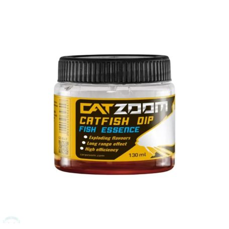 Catzoom Catfish Dip aromafolyadék, Hal esszencia, 130 ml