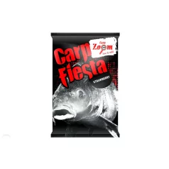 CZ Carp Fiesta etetőanyag, eper, XXL ponty, piros, 1 kg
