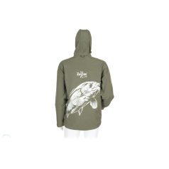 CZ Kapucnis Softshell Kabát, XL, zöld