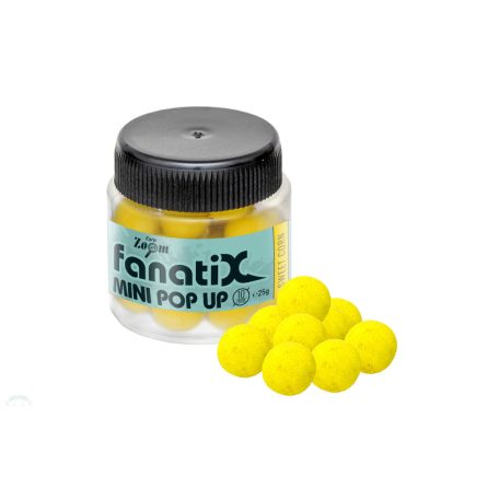 CZ Fanati-X Mini Pop Up horogcsali, 10 mm, édes kukorica, 25 g