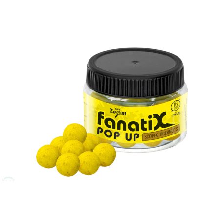 CZ Fanati-X Pop Up horogcsali, 16 mm, scopex, tigrismogyoró, 40 g