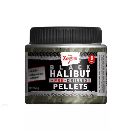 CZ Fekete fúrt halibut horogpellet, 8 mm, halibut, 120 g