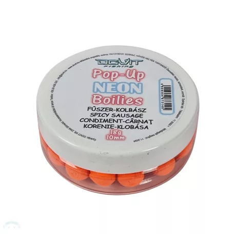 Pop-Up Neon Boilie 10mm - Fűszer-kolbász