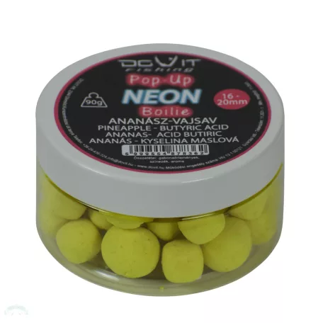 Pop-Up Neon Boilie 16-20mm - Ananász-vajsav