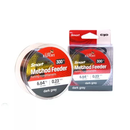 CARP EXPERT SMART METHOD FEEDER 0,23MM 300M DARK GREY 6,64KG