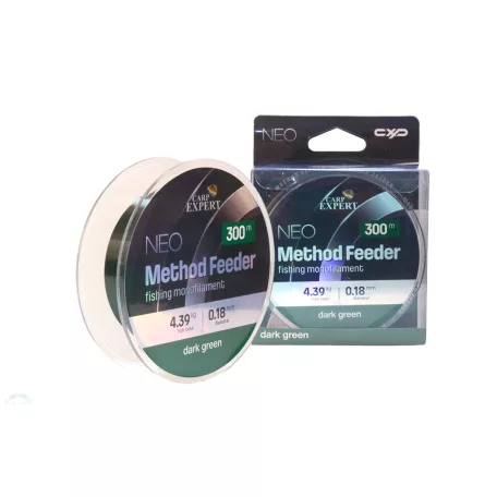 CARP EXPERT NEO METHOD FEEDER 0,18MM 300MDOUBLE DARK GREEN 4,39KG