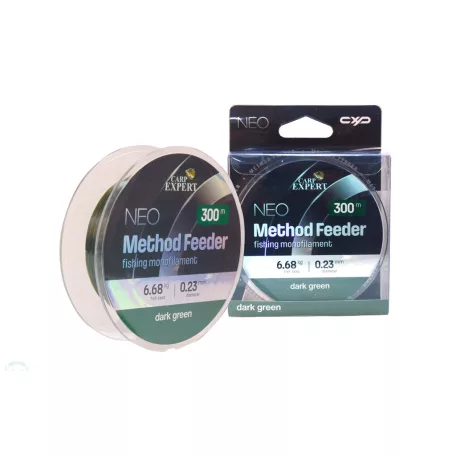 CARP EXPERT NEO METHOD FEEDER 0,23MM 300MDOUBLE DARK GREEN 6,68KG