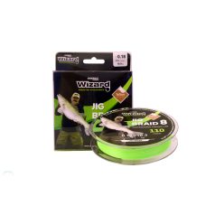 ZSINÓR WIZARD JIG BRAID 0,18MM 10.3 KG 110M LIME GREEN