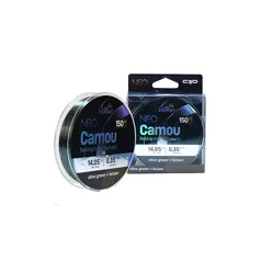   CARP EXPERT NEO CAMOU  0,35MM 300MOLIVE GEEN + BROWN 14,047KG