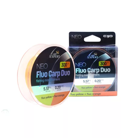 CARP EXPERT NEO FLUO CARP DUO 0,20MM 300MFLUO YELLOW + FLUO ORANGE 5,57KG