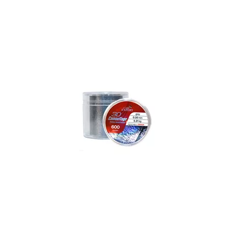 CARP EXPERT 3D CAMOUFLAGE GREY 0,30MM 600MGREY + BLACK 3D CAMOUFLAGE 12,19KG