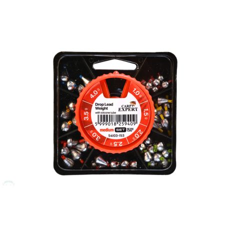 CARP EXPERT MEDIUM  BETÉTES CSEPPÓLOM KÉSZLET 1-4G NATUR  150G