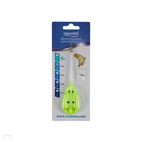 CRALUSSO FLUO ZÖLD ROCKET METHOD KOSÁR (1 DB/CS) 30 G