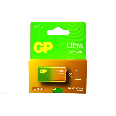 GP ULTRA ALKALINE 1604AU (9V, BLOCK) TARTÓS