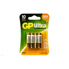 GP ULTRA ALKALINE 24AU LR03 AAA TARTÓS ELEM 4DB/BLISZTER