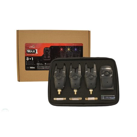 CARP EXPERT MAX1 BITE ALARM 3+1 PIROS,SÁRGA, KÉK