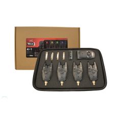 CARP EXPERT MAX1 BITE ALARM 4+1 PIROS, SÁRGA, ZÖLD, KÉK