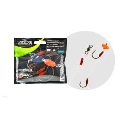   WIZARD MONSTER SURFACE LIVEBAIT DOUBLE MONO RIG 9/0+11/0 ROUND