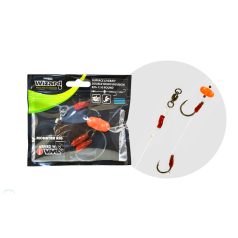   WIZARD MONSTER SURFACE LIVEBAIT DOUBLE MONO RIG 9/0+11/0 ROUND