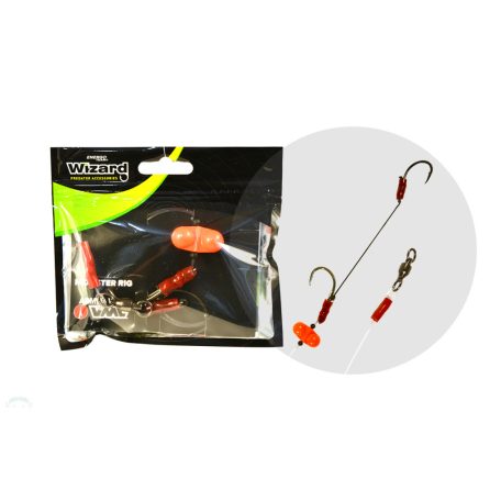 WIZARD MONSTER SURFACE LIVEBAIT DOUBLE MONOBRAID RIG 6/0+8/0 SPECIMEN