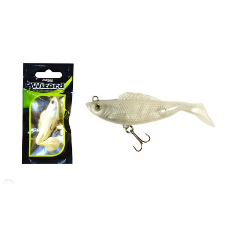 WIZARD SWIMBAIT PERCH  3 INCH WHITE SLIM