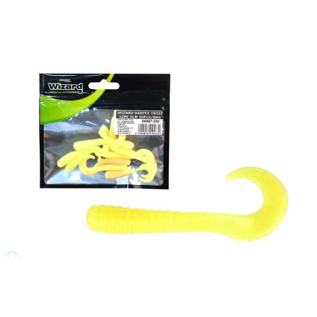 WIZARD HARPEX TWIST LIME 5CM 10PCS/BAG