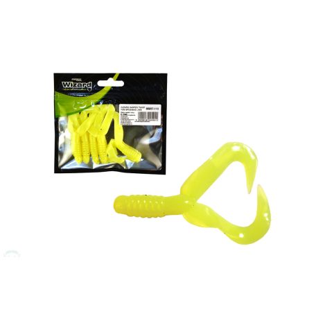 WIZARD HARPEX TWIST DOUBLE  LIME 7CM 5PCS/BAG