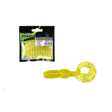 WIZARD HARPEX TWIST  YELLOW 5CM 10PCS/BAG