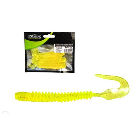 WIZARD HARPEX TWIST LONG CITRUS 10CM 5PCS/BAG