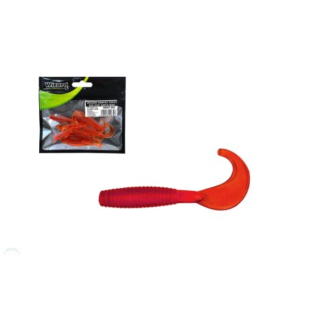 WIZARD HARPEX TWIST RED 5CM 10PCS/BAG