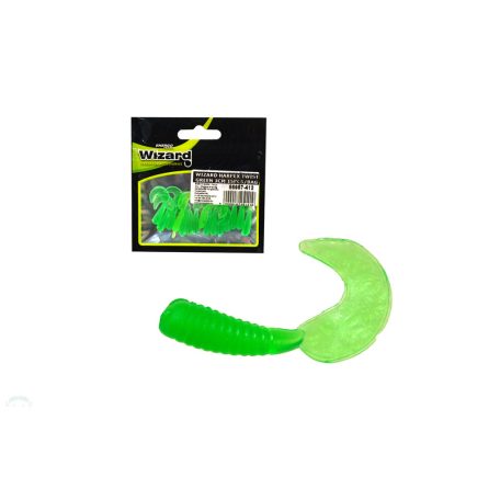 WIZARD HARPEX TWIST GREEN 3CM 15PCS/BAG