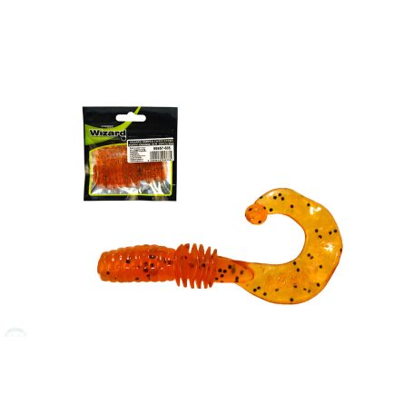 WIZARD HARPEX TWIST EXTRA POPPY-ORANGE 5CM 10PCS/BAG