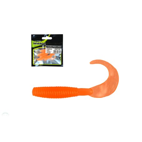 WIZARD HARPEX TWIST FLUORANGE 5CM 5PCS/BAG