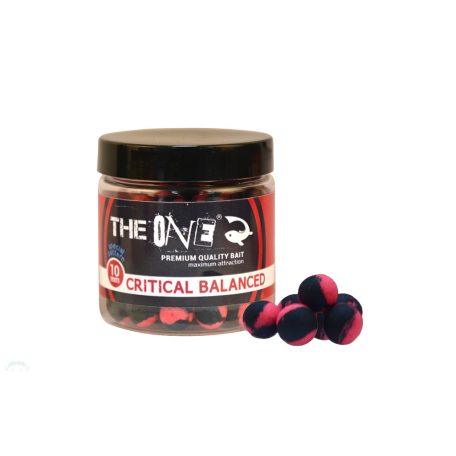 THE ONE CRITICAL BALANCED HOOKBAIT STRAWBERRY&MUSSEL 10 MM BLACK - PINK 50 GR