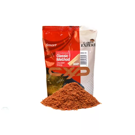 CARP EXPERT SMART GROUNDBAIT CLASSIC METHOD 800G CHOCOLATE-ORANGE