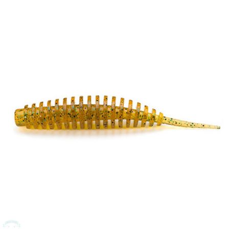 FISHUP_TANTA 1.5" (10PCS.), #036 - CARAMEL/GREEN & BLACK