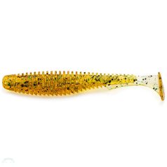   FISHUP_U-SHAD 2.5" (9PCS.), #036 - CARAMEL/GREEN & BLACK