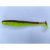 FISHUP_U-SHAD 4" (8PCS.), #203 - GREEN PUMPKIN/FLO CHARTREUSE