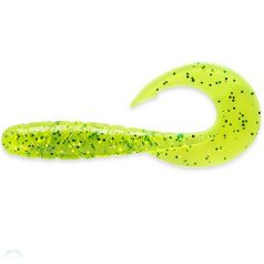   FISHUP_MIGHTY GRUB 4.5" (4PCS.), #026 - FLO CHARTREUSE/GREEN